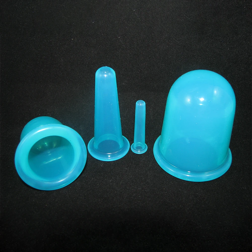 Copos da Massagem do Vácuo Manual de Rolo de Alívio da Dor Silicone Anti Celulite Copo Ventosas Cupping Terapia Kit Corporal 6 Pçs - Set 14 High Quality Beleza e saúde