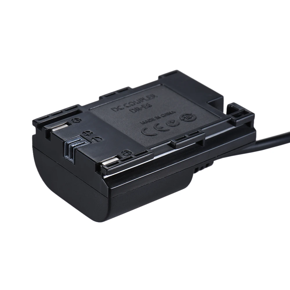 Andoer ACK-E6 AC блок питания LP-E6 LP-E6N DC муфта манекен батарея адаптер для камеры зарядное устройство для Canon EOS 5DS 5DS R Mark и т. Д. DSLR
