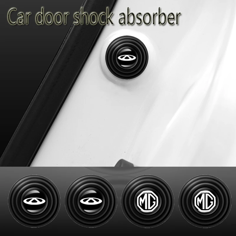 4pcs Car door shock absorption cushioning anti-collision pad for skoda octavia fabia rapid yeti Kodiaq superb car-styling