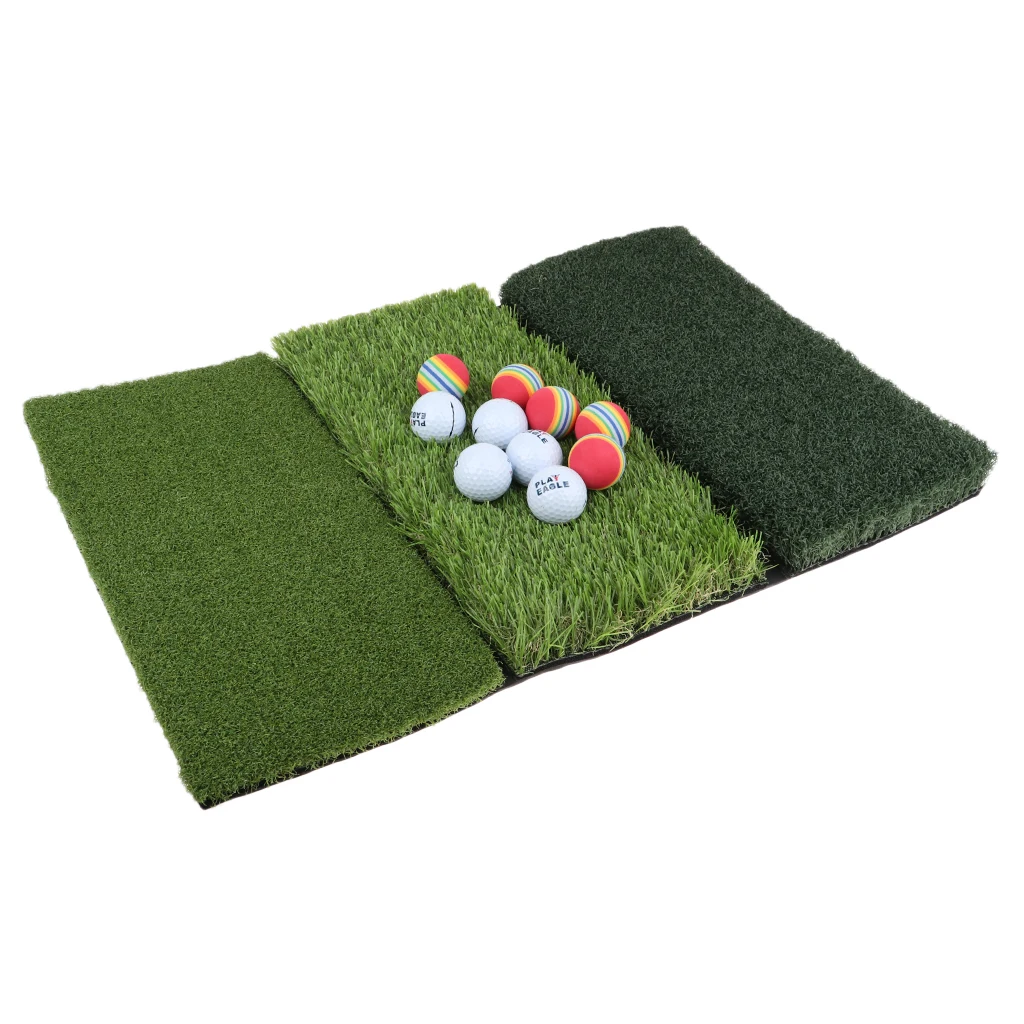 

Professional Multi Surface Golf Putting Driving Range Practice Mat & Foam Practice Ball Competition Ball 25 x 15.7 inch