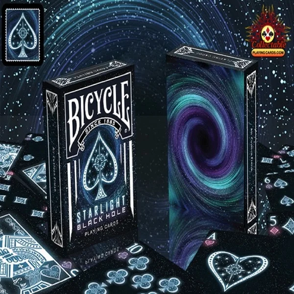 Black Hole 1 компл. Велосипед Starlight серии колода игральные карты волшебные карты покер крупным планом сценические фокусы для профессионального волшебника - Цвет: Black Hole