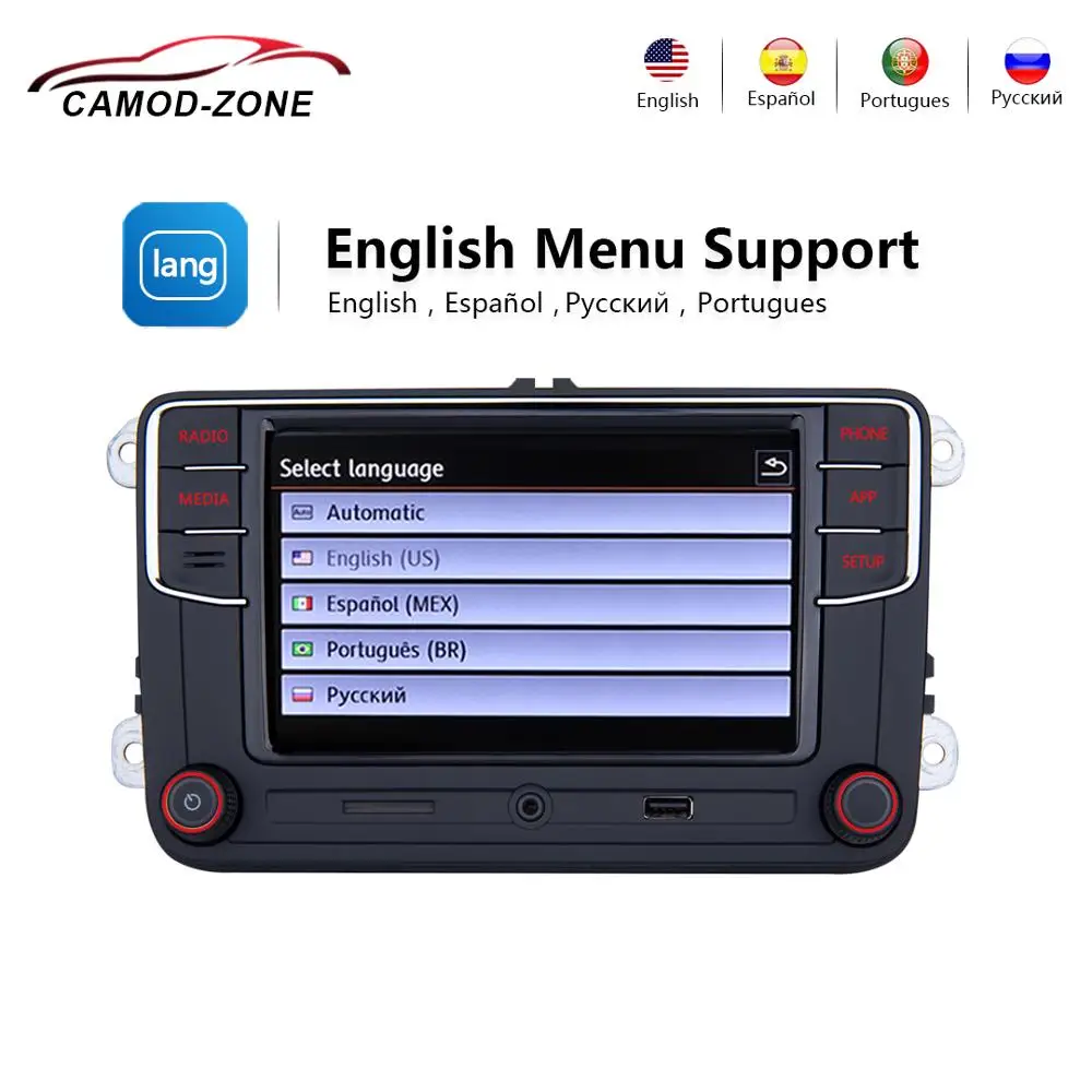 Android Авто Noname RCD330 Plus RCD330G Carplay Автомагнитола MIB 6RD 035 187B для VW Golf 5 6 Jetta MK5 MK6 CC Tiguan Passat Polo