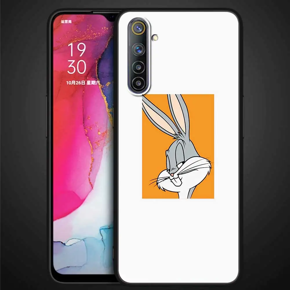 phone case For Redmi Note 9s 7 8t 9 8 10 9a 9c 9t K40 Pro coque Bumper tpu soft material Funny Cartoon Crazy Rabbit