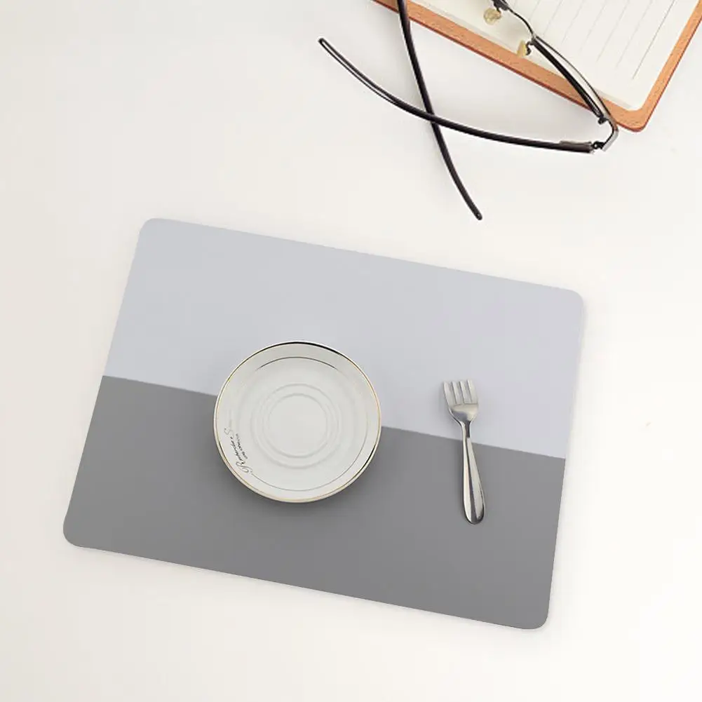 

PVC Waterproof Placemat Table Mat Heat Insulation Anti-skidding Washable Durable Kitchen Dining Disc Pad Bowl Mat Coaster