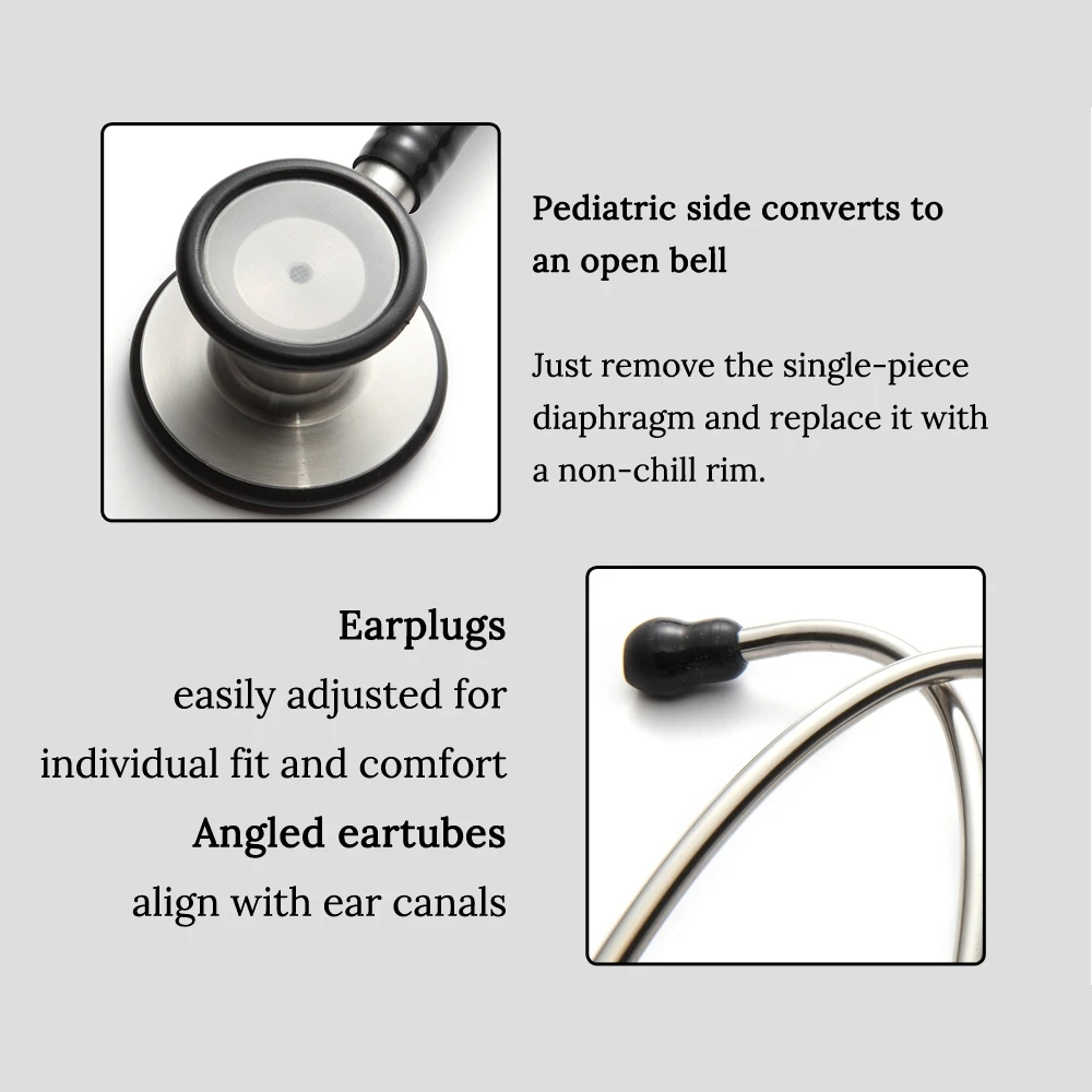 Goedkoop Professionele Hart Longen Cardiologie Stethoscoop Medische Dual Head Arts Stethoscoop Arts Medische Medische Apparatuur Apparaat