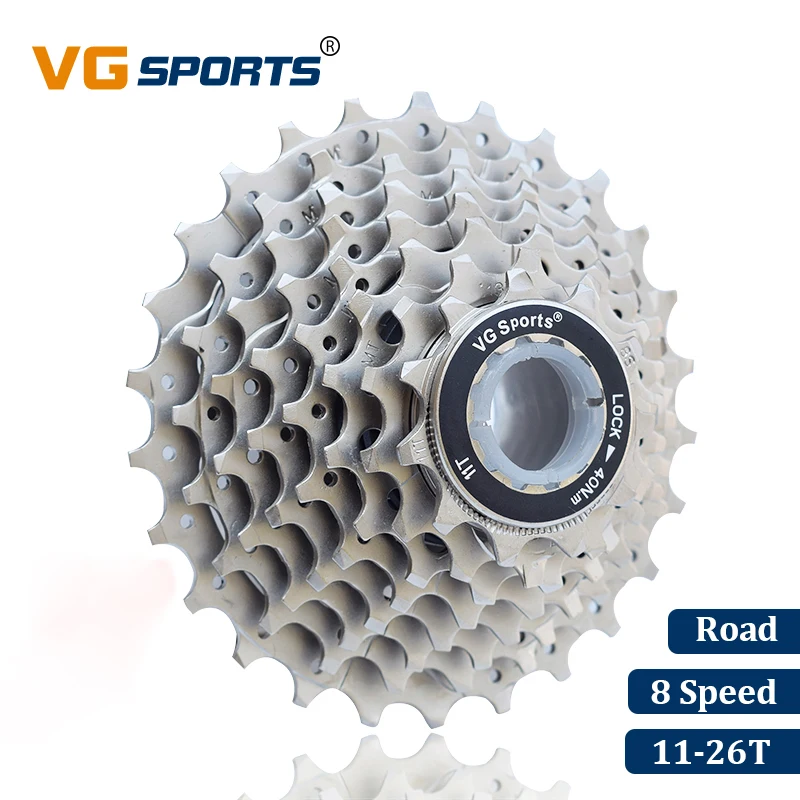 VG спортивный дорожный велосипед 8 скоростей Velocidade кассета S 26T Freewheel Звездочка Cog Cdg