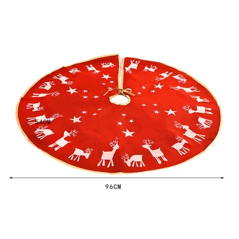 

For Party Christmas tree skirt Xmas New Year Home decor Cloth Accessories