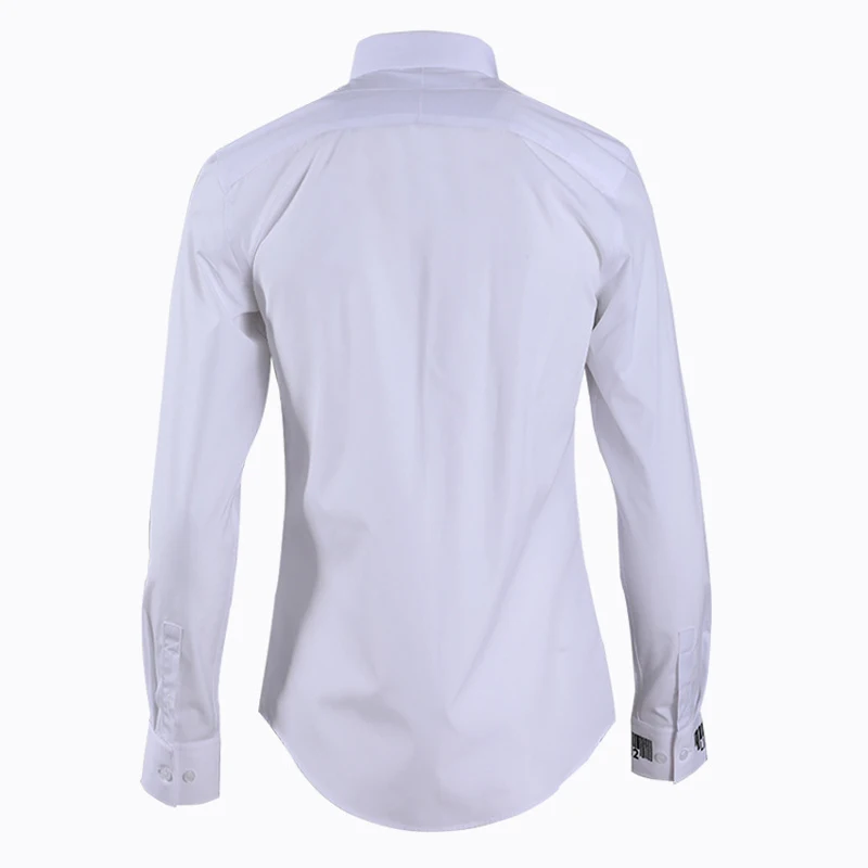 Personality Embroidery Mens Shirt Solid Slim Chemise homme Turn down Collar Long sleeve Camisas Casual Business male Shirts