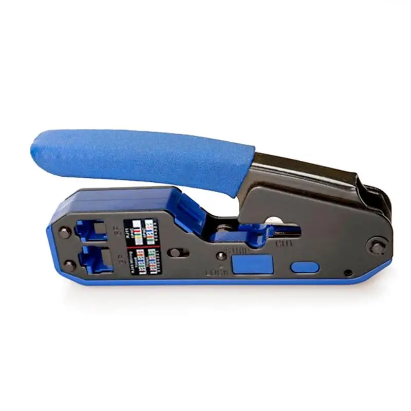 Dreamestone RJ45 инструмент сети Щипцы Обжимные Инструменты Стриппер кабель Ethernet подходит RJ45 Cat6 Cat5e Cat5 STP соединительные кабели