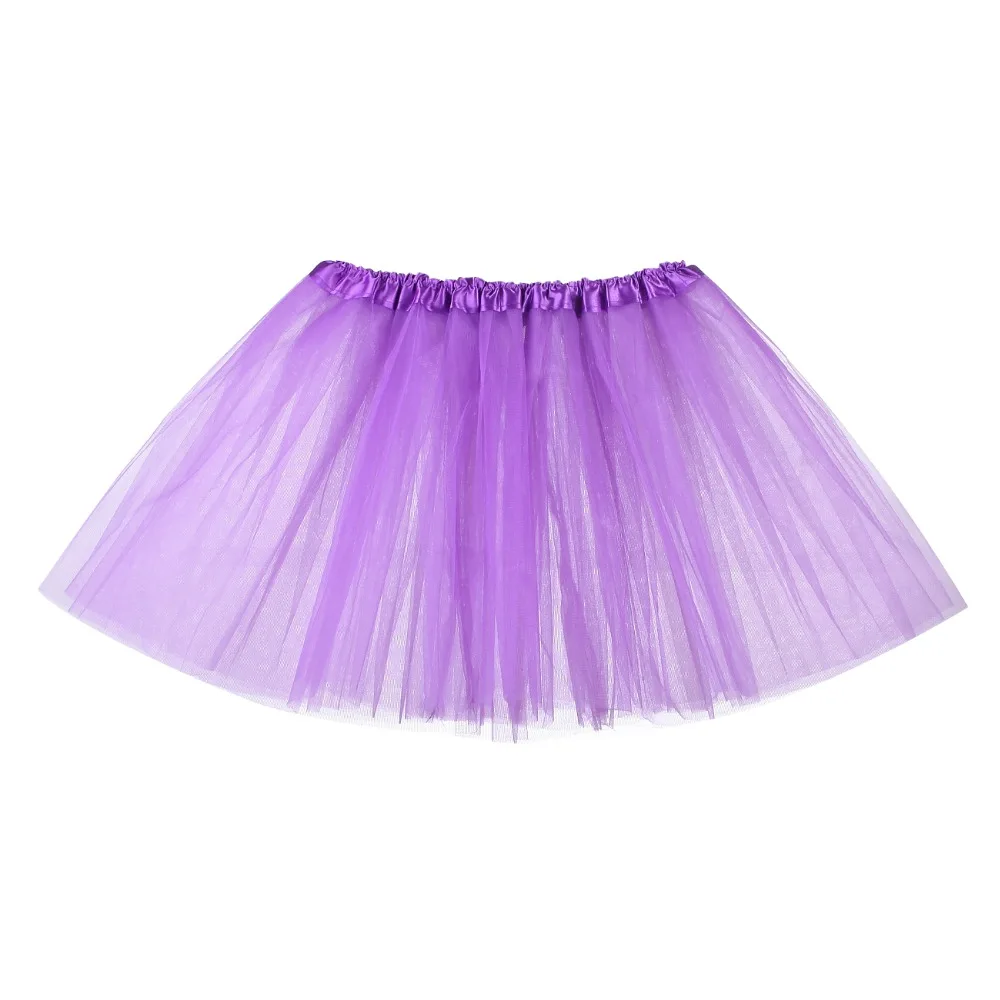 Hot Women Girl Lovely Fluffy Adult Novelty Colorful Skirt Women Tulle Tutu Dance Ballet Mini Ball Gown Skirt