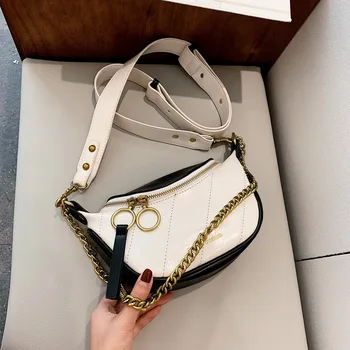 

2019 Soft PU Leather Hobo Bags for Women Cross Body Shoulder Messenger Crossbody Bag Diamond Quilted Ladies Chain Sling Bag
