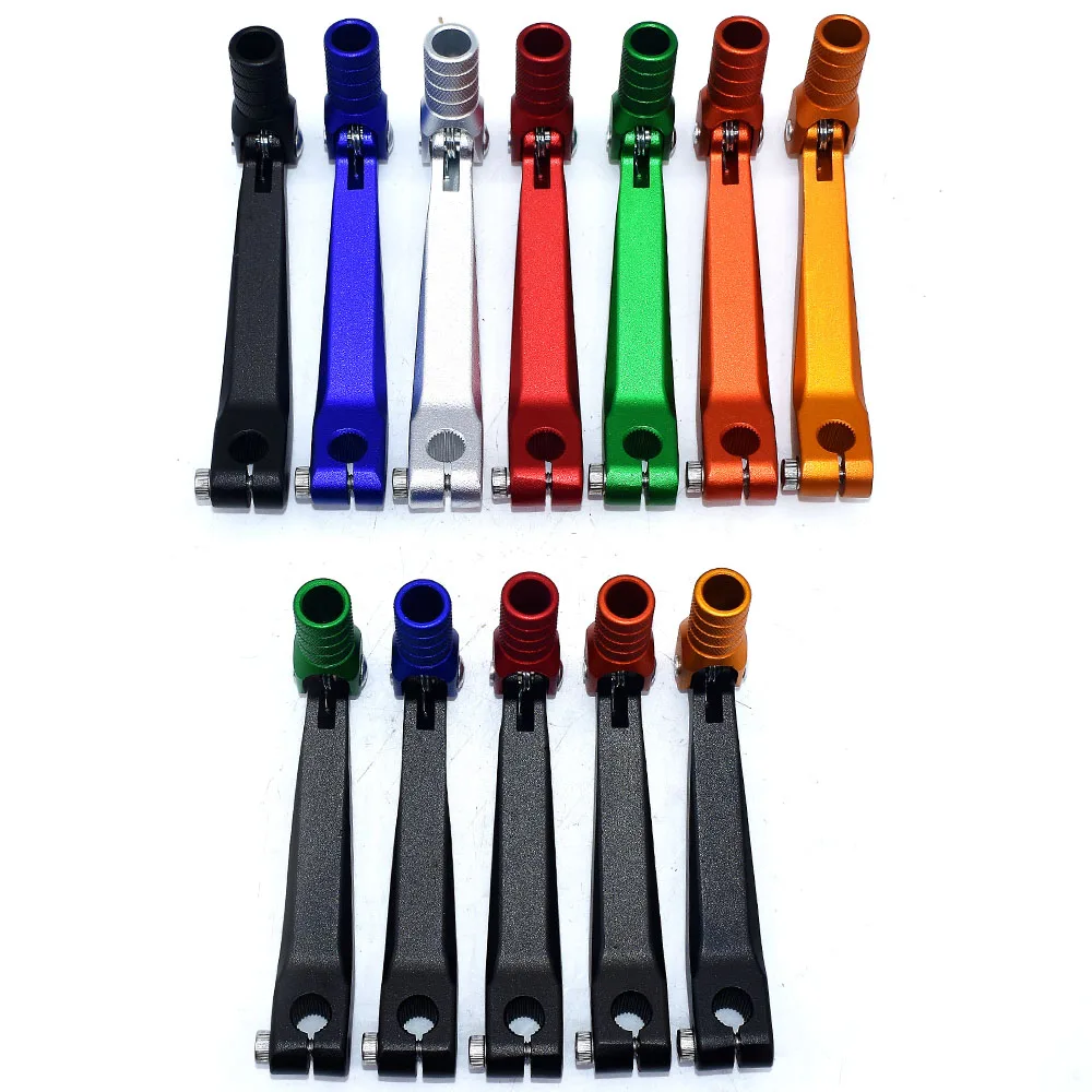 Levier De Changement De Vitesse Moto CNC Alliage Aluminium - 150mm Rouge - Accessoire Modification
