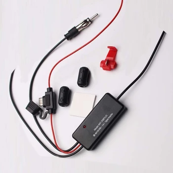 

Balight 3-in-1 Universal 12V Auto ANT-208PLUS Car FM Radio AM DAB Antenna Signal Amplifier
