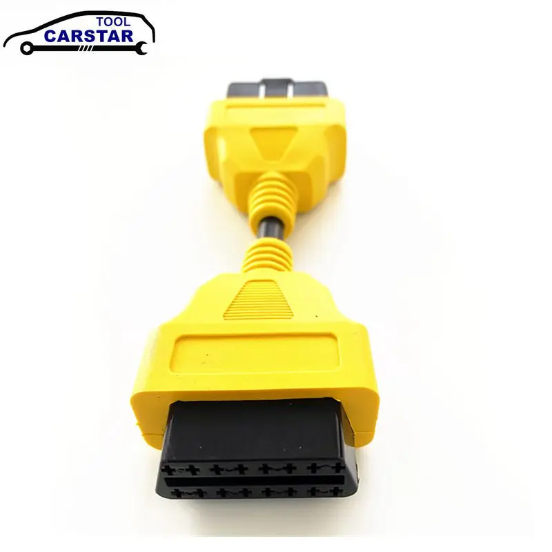 Obd2 Connector Obd2 Extension Cable Obd2 Cable OBD2 16Pin Extension Cable adapter 13cm/30cm 16 Pin Male to Female OBDII yellow Extension Cable Connector