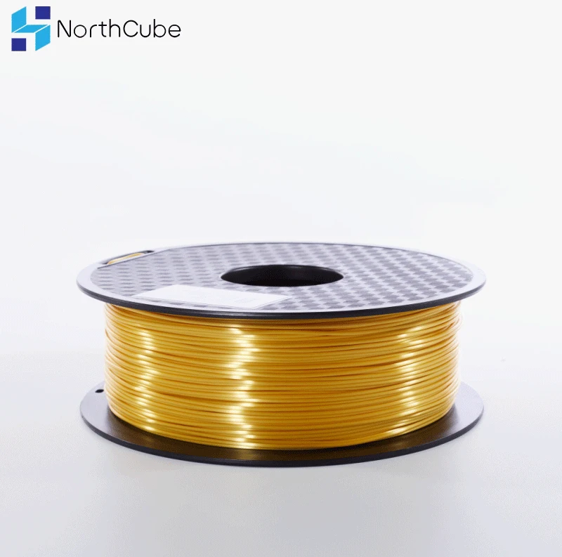 NorthCube 3D печать шелк PLA нить 3d принтер нить 1,75 мм 1 кг шелк как серия шелк-золото нить