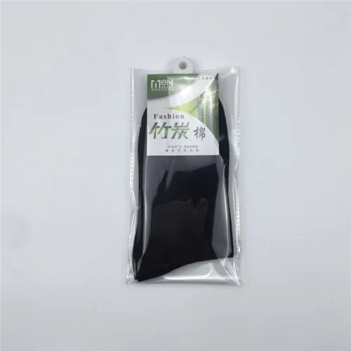 Zhubiao-hei E Мужские модные носки из полиэстера, хлопковые спортивные мужские носки, повседневные длинные носки без пятки для мужчин, 6 пар/лот = 12 штук - Цвет: Zhubiao-hei E