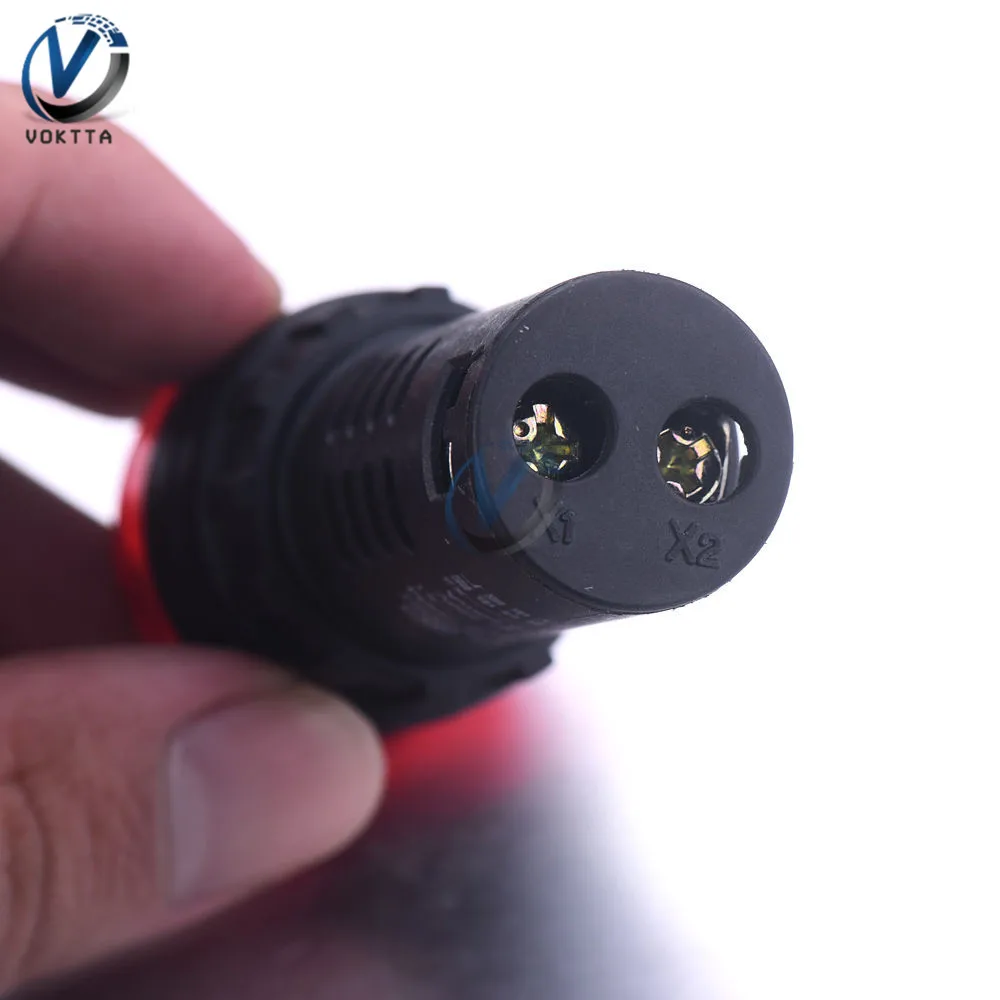 AD16-22SM Flash СВЕТОДИОДНЫЙ аварийная сигнальная светового Индикатора Лампа вспышка гудок DC 12V 24V AC 110V 220V Предупреждение лампы красный, зеленый, желтый