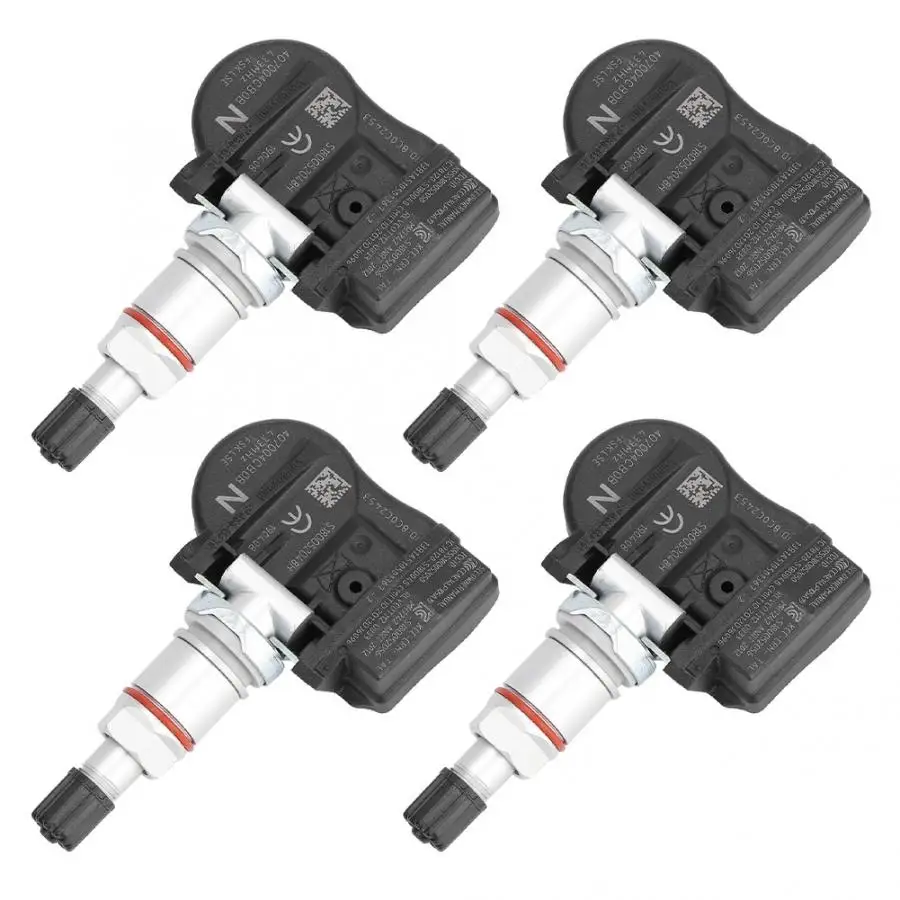4 шт. TPMS датчики давления в шине автомобиля комплект подходит для Renault 407004CB0B