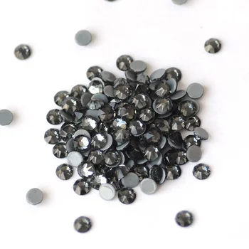

Black Diamond Crystal Hot Fix Rhinestone New Facted 2088 Cut Facets 8 Big 8 Small Iron On Hotfix Rhinestones For Motif