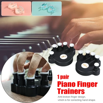 

1pair Non Slip Orthotic Tools Musical Instrument Hand Anti Broken Accessories Beginners Ergonomic Compact Piano Finger Trainers