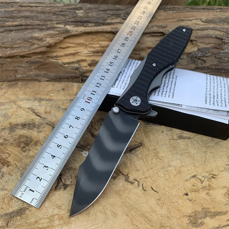 Günstige ZT 0393 Quick release lager folding messer 9CR14MOV stahl blatt + G10 blatt Griff taktik selbstverteidigung werkzeug