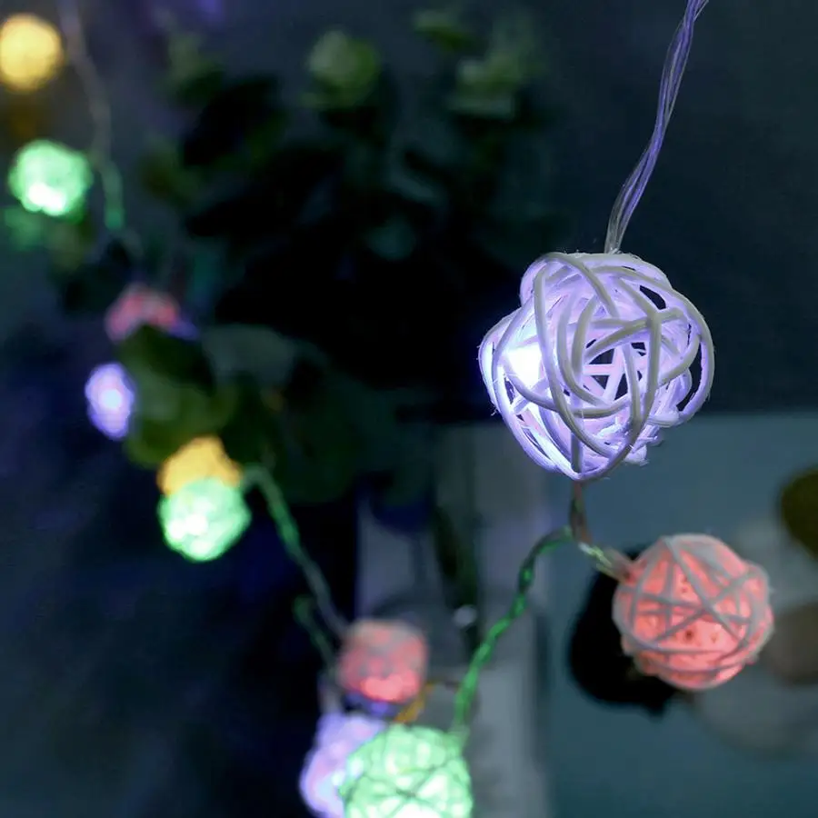 2.1m 8 Models LED Light String Indoor Night Light Lamp For Christmas Holiday Decoration