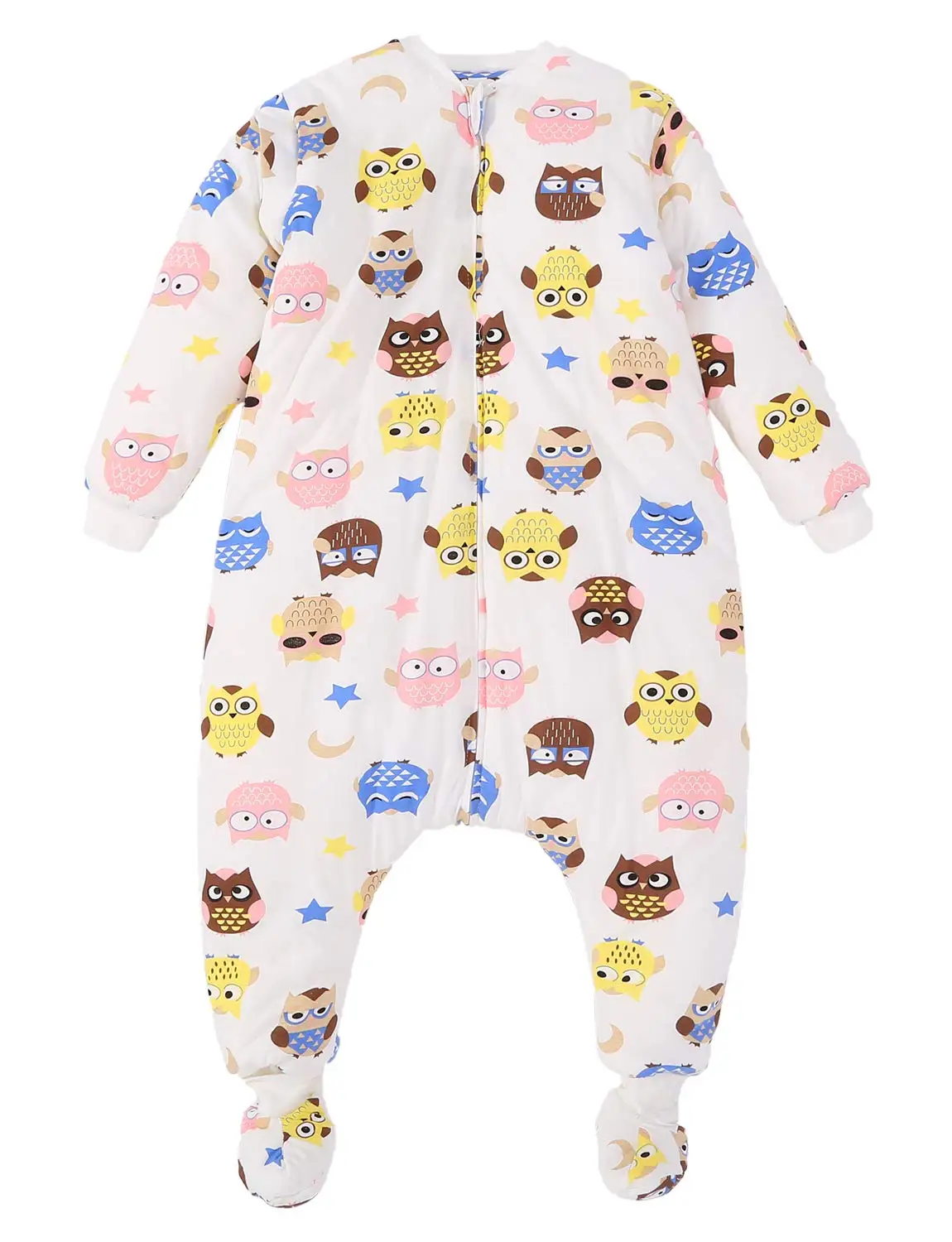 

Wearable Owl Sleep Blanket with Legs for Toddler Winter Thicken 0-3 Years Old Children Warm Wearable Sack with Feet for Toddler