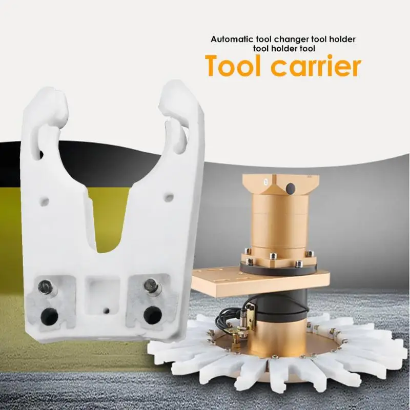 

Durable Plastic Tool Holder High Accuracy White Cutter Claw Clamp Automatic Tool Changer Engraving Machine Accessories