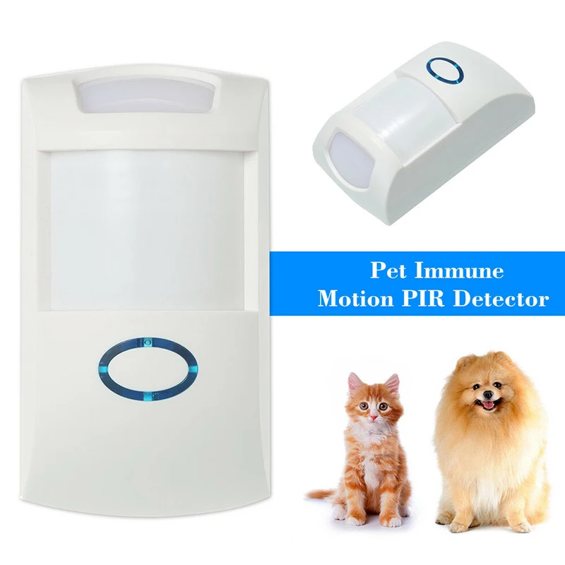 

Wireless Motion PIR Sensor Anti-pet infrared detector Wireless Outdoor Motion Sensor Alarm PIR Detector 25KG Pet Immune 433MHZ