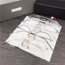 Ручная металлическая оправа Ретро 903 очки в оправе для близоруких очки для чтения с оригинальной упаковкой очки Oculos