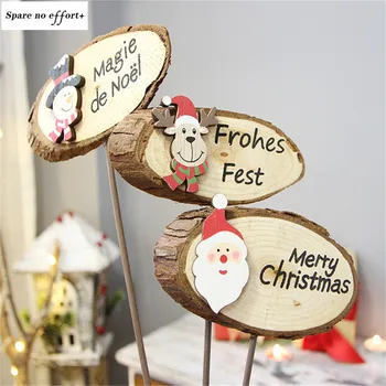 

Wooden Door With Christmas Decoration Old Man Snowman Welcome Number Plate New Year Decoration Christmas Decorations for House