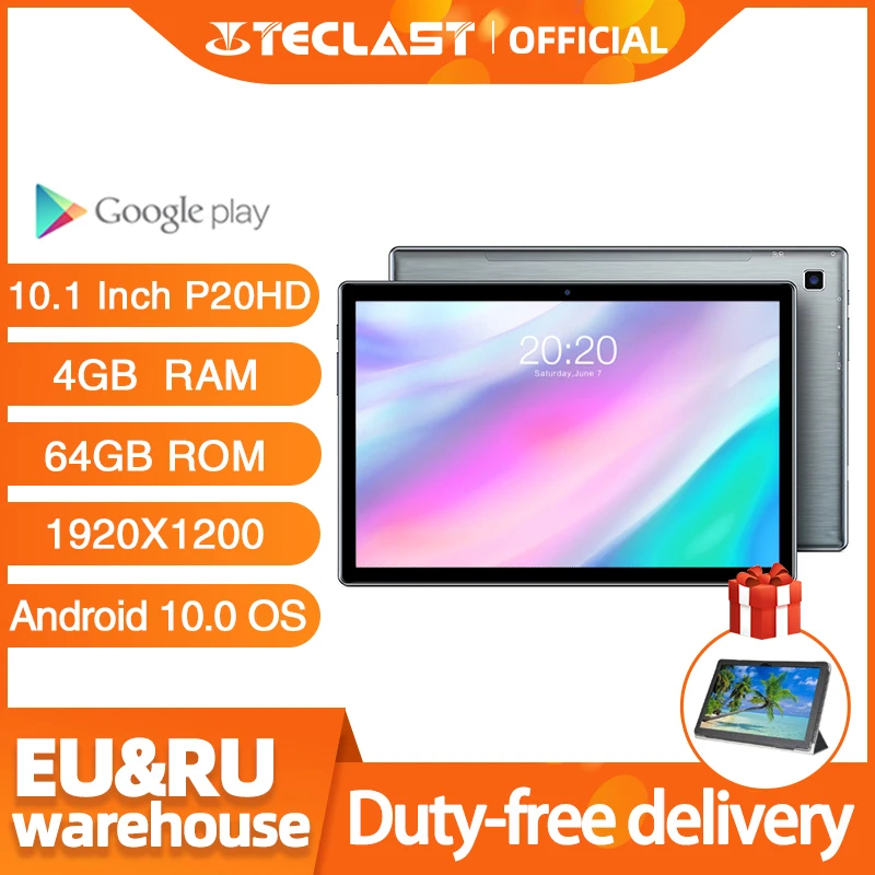 Newest Teclast Phd 10 1 Inch Tablets Android 10 0 Os 4gb Ram 64gb Rom 19 10 6000mah Battary Ai Speed Up Shop It Sharp