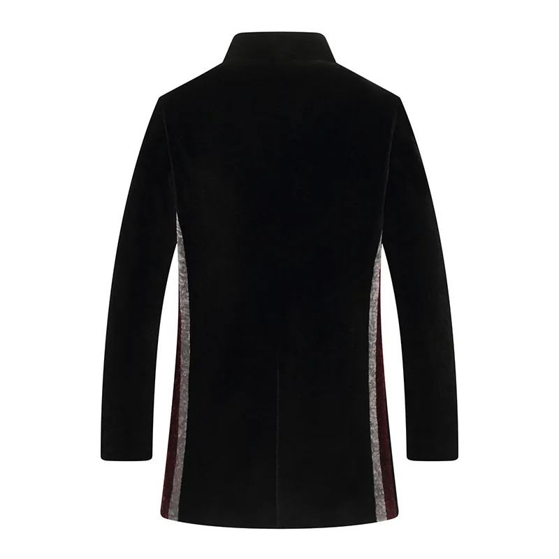 

Real Fur Coat Sheep Shearing 100% Wool Plus Size Autumn Winter Leather Jacket Men Jaqueta De Couro 25-18005 YY501