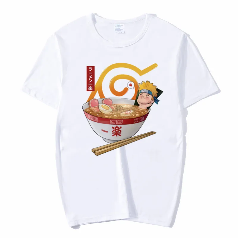 Для женщин Наруто забавная хлопковая футболка унисекс скейтборд Рождественская Футболка женская одежда для девочек уличная рубашка - Цвет: P1666D-white