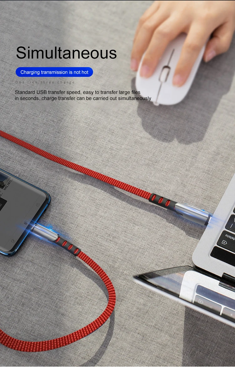 3A PD Cable 45w 60w USB C To USB C Fast Charging Cord For Xiaomi Huawei Laptop PD Cable For Macbook Two-way Type C to Type C