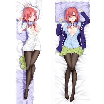 

Anime The Quintessential Quintuplets Nakano Dakimakura Hugging Body Pillowcase Go-Toubun no Hanayome Pillow Cover Case