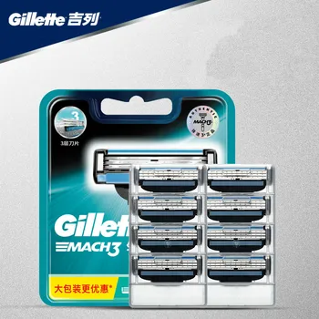 

Genuine Gillette Mach3 Shaving Razor Cartridges for Men Brand 3 Layers Manual Shaver Razor Blade
