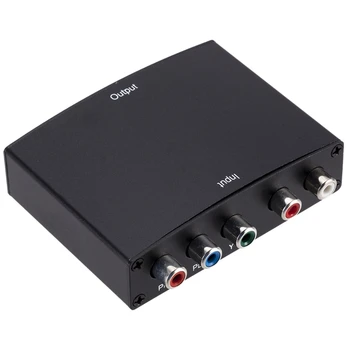 

YPBPR to HDMI Converter Color Difference to HDMI RGB to HDMI Converter 1080P HD(EU Plug)