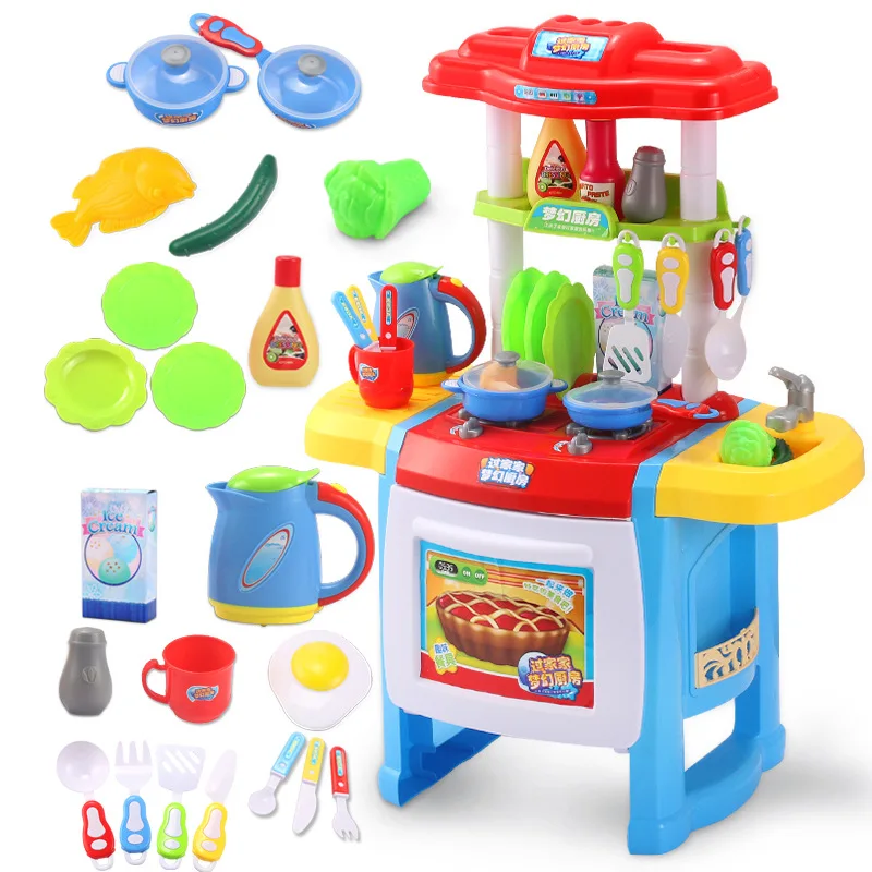  CHILDREN'S Toy Set Kitchen Play House Kitchenware Tableware Set Boys And Girls Toy Birthday Gift - 4000267348919