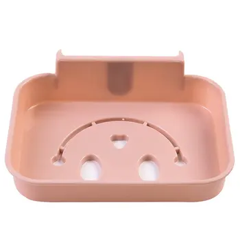 

Fashionable Modern Home Bathroom Soap Holder Rack Strong Suction Cup Type Soap Basket Tray Organizer dropshipping