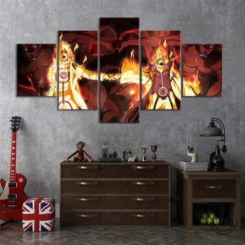 

HD Picture Print Namikaze Minato and Uzumaki Naruto NARUTO Anime Poster Artwork Canvas Wall Art Paintings for Bedroom Wall Decor