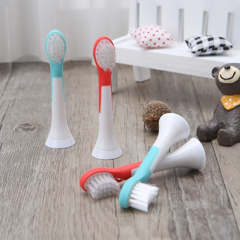 4 шт. детские головки для Sonicare Kids HX6034 замена электрической зубной щетки