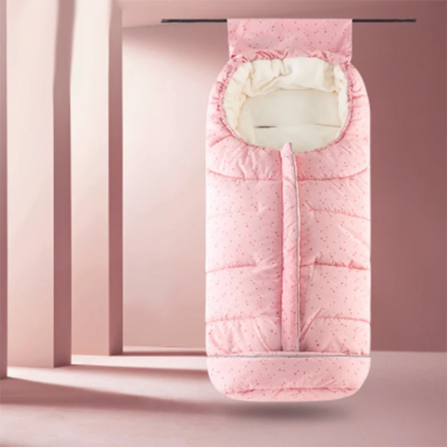 102cm-Star-Pink Детская коляска, спальные мешки, зимние спальные мешки, Хлопковый вязаный конверт, спальный мешок для малышей, ветрозащитный кокон, коляска, спальный мешок - Цвет: 102cm-Star-Pink