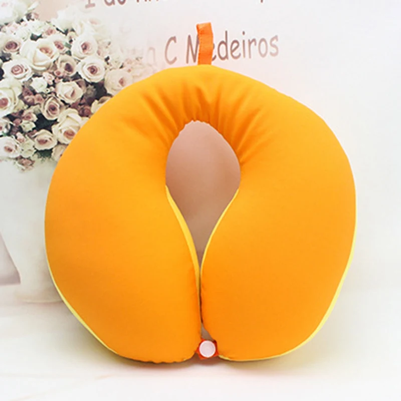 1PC U Shaped Pillow kids Travel Neck Pillow For Car Headrest Air Cushion Child Car Seat Head Support Infant Baby-in Neck Pillow