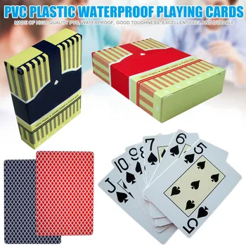 

PVC Plastic Playing Card Family Game Poker Cards Waterproof Polish Poker Board Games S7JN