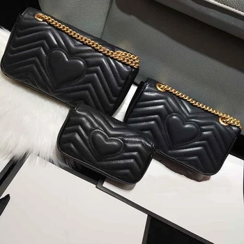

2020 hot selling women's clothing designer handbag luxury messenger bag shoulder bag chain bag high quality sheepskin bag for wo