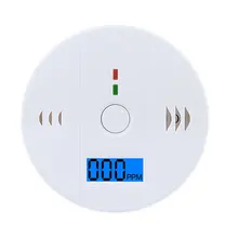 LCD CO Carbon Monoxide Smoke Detector Poisoning Gas Warning Sensor Alarm Gas Alarm For Factory Safety
