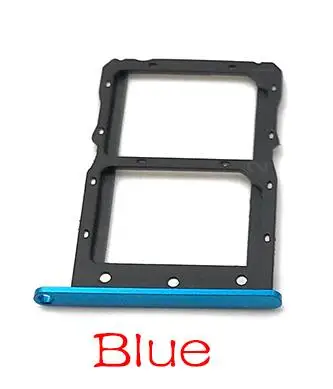 Blue Держатель лотка для sim-карты для ZTE Nubia Z17 Mini S Z17MiniS NX589J Запасная часть - Цвет: Blue