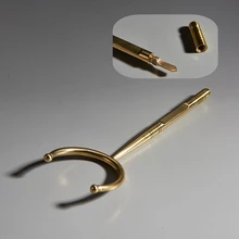 18 см двойное использование Чистая медь чайная чашка, вилка кунг-фу игла для чая церемония Аксессуары Анти-обжигающая чайная вилка