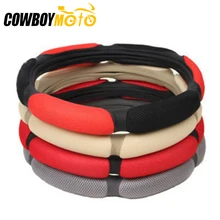 3D Нескользящие автомобильные аксессуары Автомобильный Стайлинг крышка рулевого колеса Универсальный 38 см для Toyota Форд Фольксваген Mazda, Nissan Audi